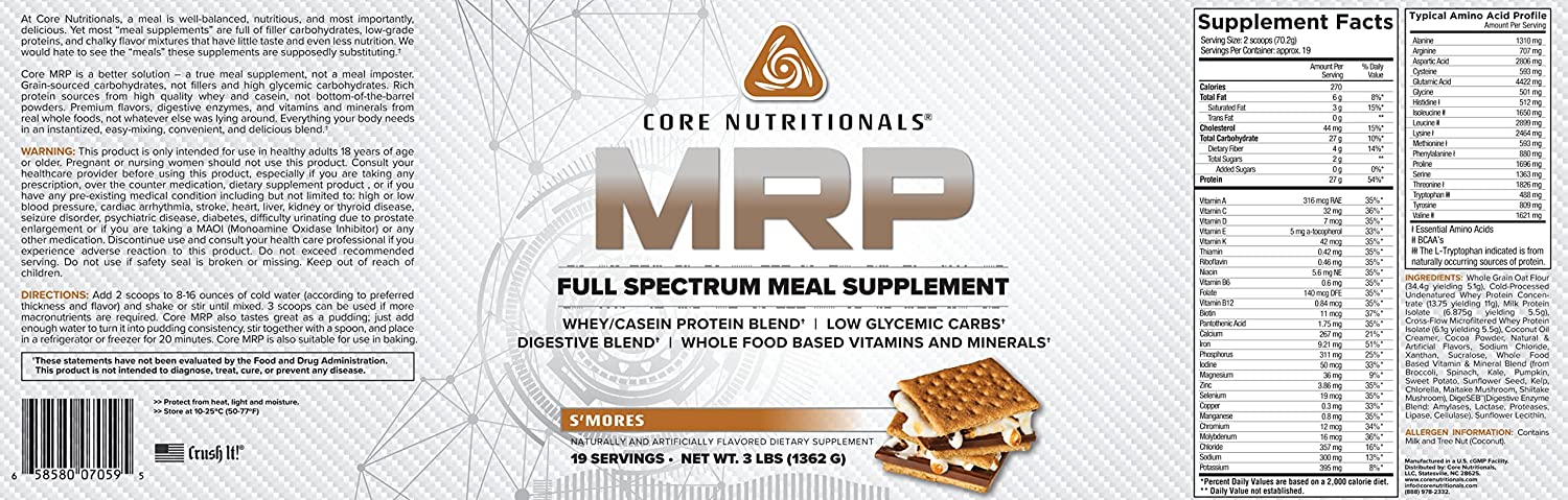 Core Nutritionals MRP